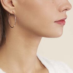 Créoles Valencina Or Rose - Boucles d'oreilles Créoles Femme | Marc Orian