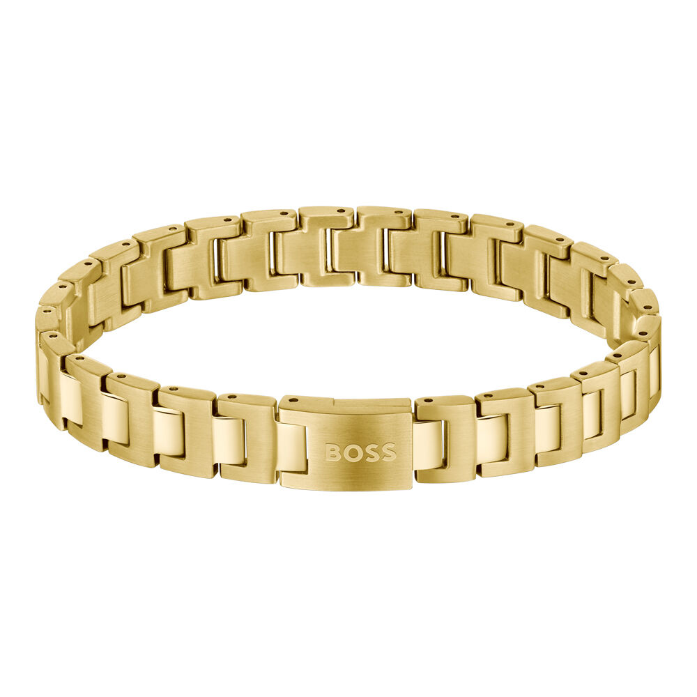 Bracelet Boss Candor Acier Jaune - Bracelets cha&icirc;nes Homme | Marc Orian