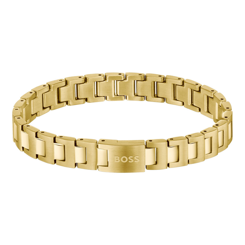 Bracelet Boss Candor Acier Jaune - Bracelets cha&icirc;nes Homme | Marc Orian