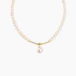 Collier Stella-Rose Or Jaune Perle De Culture - Colliers avec pierres Femme | Marc Orian