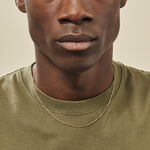 Cha&icirc;ne Faneliaae Maille For&ccedil;at Diamant&eacute;e Or Jaune - Chaines Unisex | Marc Orian