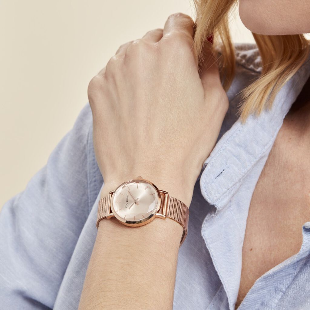 Montre Codhor Elsa Doré Rose - Montres classiques Femme | Marc Orian