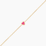 Bracelet Dulcie Coeur Or Jaune Nacre - Bracelets cha&icirc;nes Enfant | Marc Orian