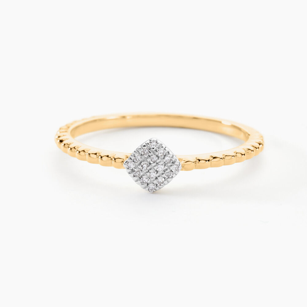 Bague Hanadi Or Jaune Diamant - Bagues pierres précieuses Femme | Marc Orian
