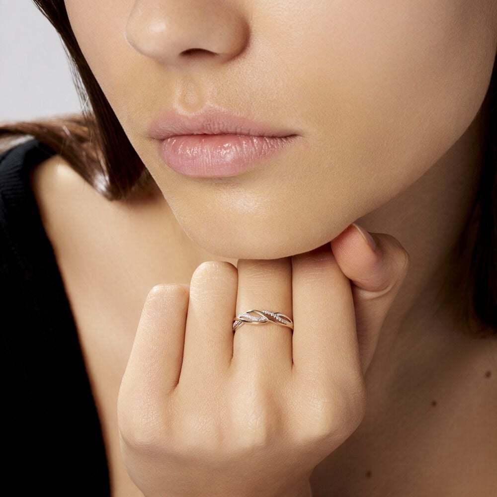 Bague Romane Or Jaune Diamant - Bagues pierres précieuses Femme | Marc Orian