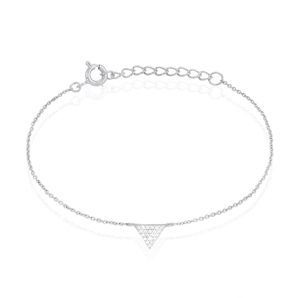 Bracelet Cassandre Argent Blanc Oxyde De Zirconium - Bracelets chaînes Femme | Marc Orian