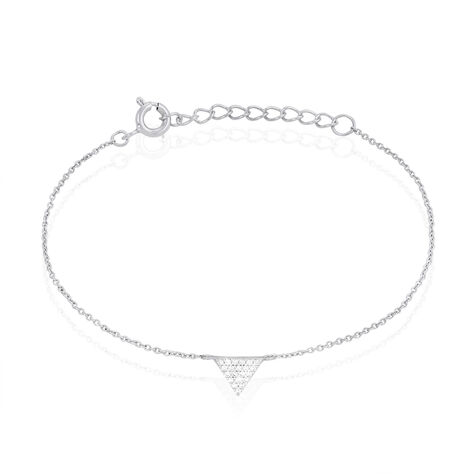 Bracelet Cassandre Argent Blanc Oxyde De Zirconium - Bracelets chaînes Femme | Marc Orian