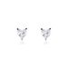 Boucles D'oreilles Puces Argent Blanc Schull Oxydes De Zirconium - Puces Femme | Marc Orian