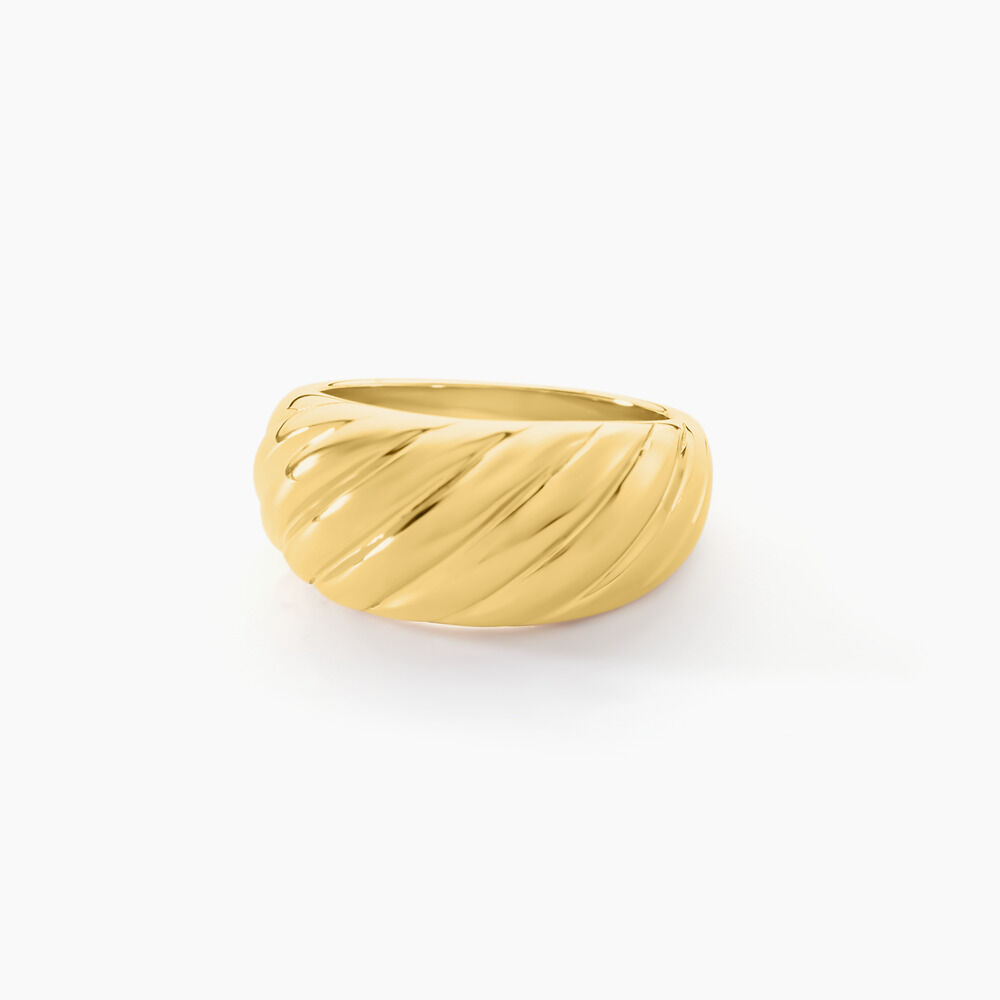 Bague Nemee Acier Jaune - Bijoux fantaisie Femme | Marc Orian