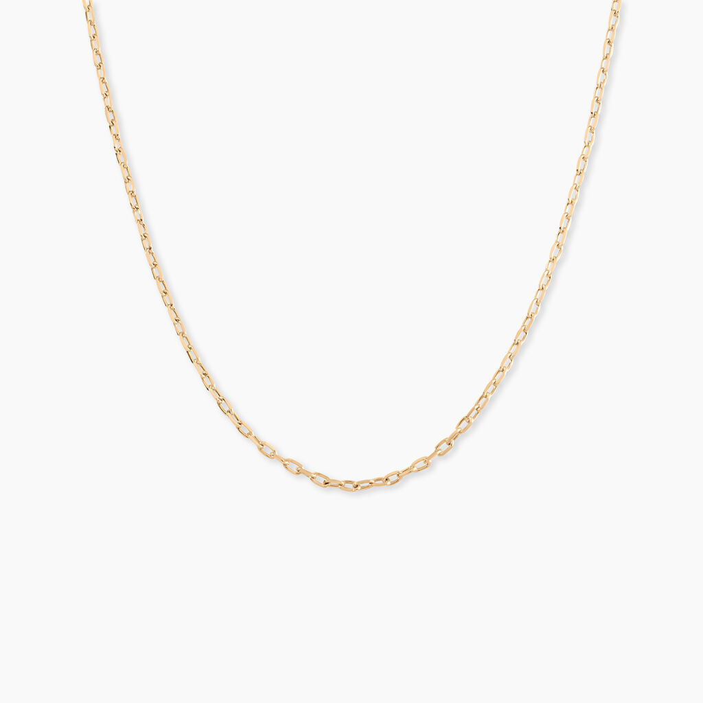 Cha&icirc;ne Vince Plaqu&eacute; Or Jaune - Colliers fantaisie Femme | Marc Orian