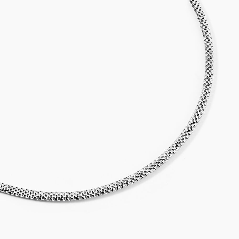 Collier Christine Argent Blanc - Chaines Femme | Marc Orian