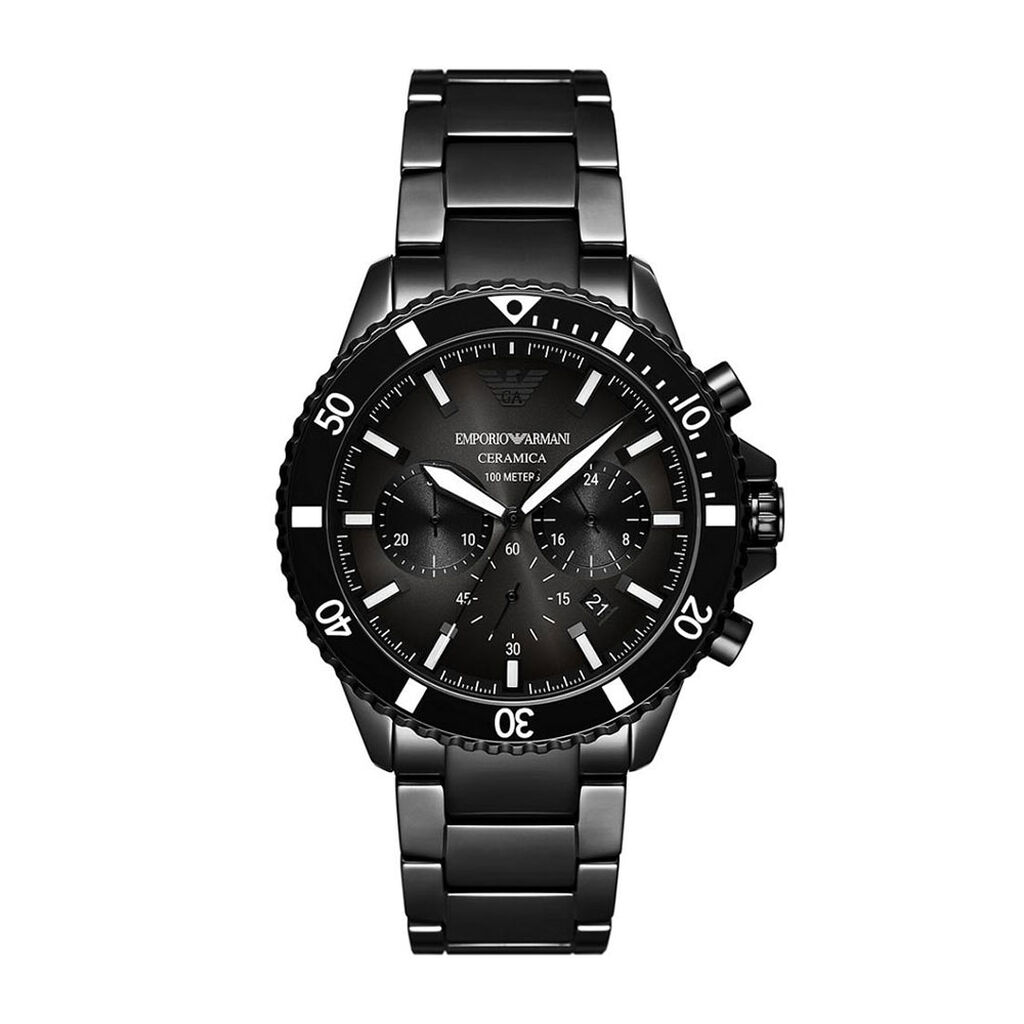 Montre Emporio Armani Noir - Montres étanches Homme | Marc Orian