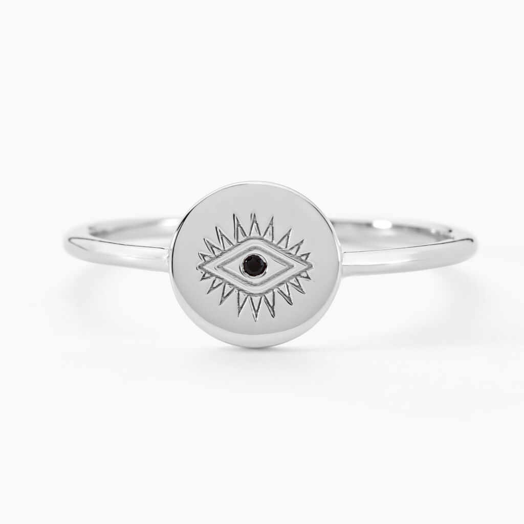 Bague Dristie Argent Blanc Turquoise - Bijoux fantaisie Femme | Marc Orian