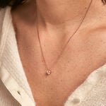 Collier Solitaire Argent Rose Rio Santa Teresa Oxyde De Zirconium - Colliers solitaires Femme | Marc Orian