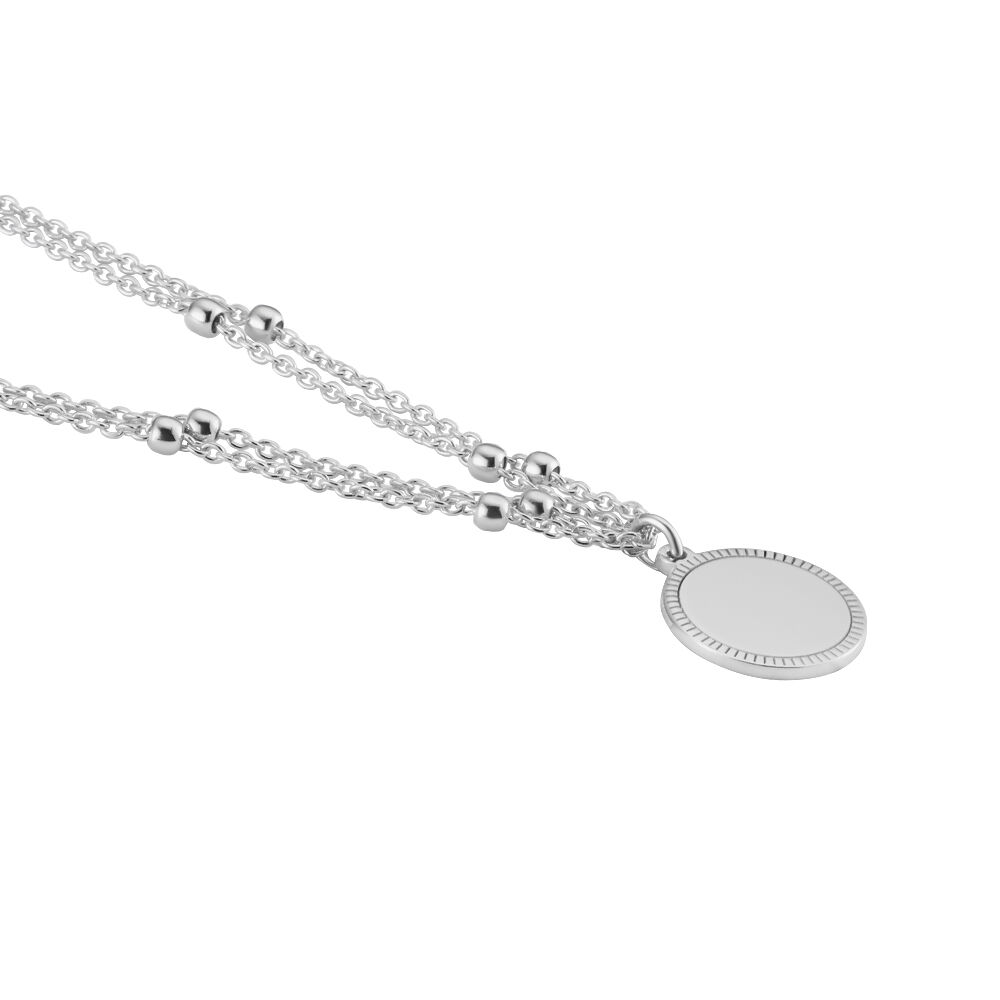 Collier Nouela Argent Blanc - Colliers multirangs Femme | Marc Orian