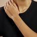 Bracelet Ivy Maille Haricot Or Blanc - Bracelets mailles Femme | Marc Orian