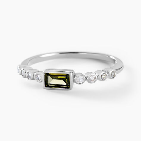 Bague Mystic Shine Argent Blanc Oxyde De Zirconium - Solitaires Femme | Marc Orian
