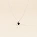 Collier Lylwenn Argent Blanc Oxyde De Zirconium Noir - Colliers solitaires Femme | Marc Orian