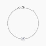 Bracelet Argent Blanc Lylwenn Oxyde De Zirconium - Bracelets fantaisie Femme | Marc Orian