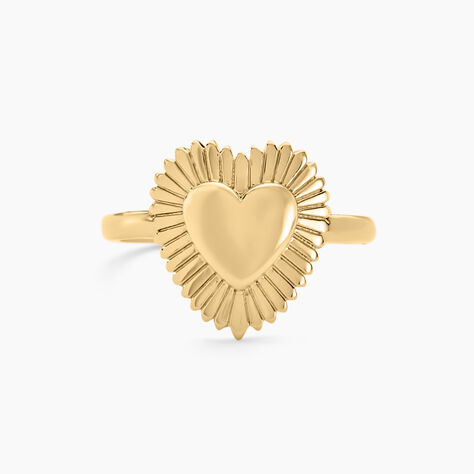 Bague Vasthie Plaque Or Jaune - Bagues dorées Femme | Marc Orian
