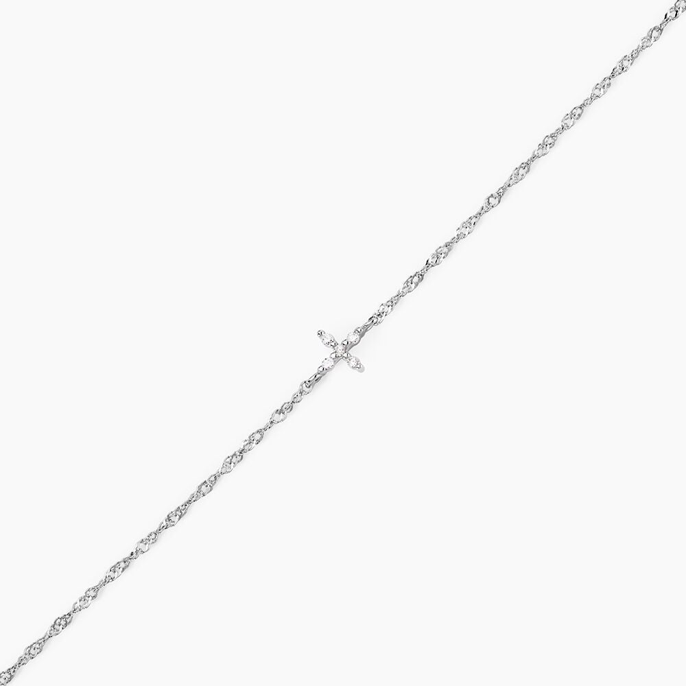 Bracelet Armance Argent Blanc Oxyde De Zirconium - Bracelets fantaisie Femme | Marc Orian