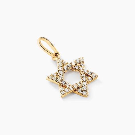Pendentif Faye Or Jaune Oxyde De Zirconium - Pendentifs Famille | Marc Orian