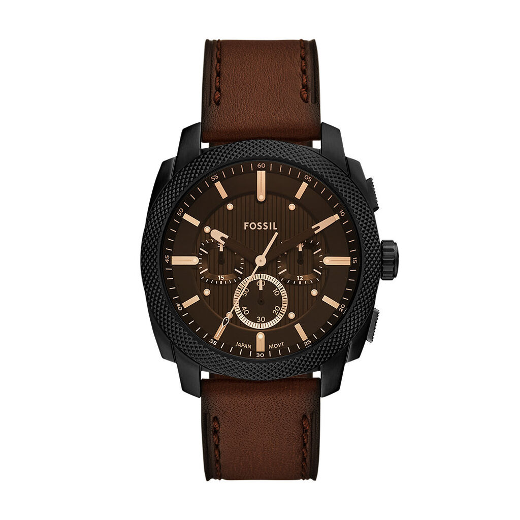 Montre Fossil Machine Noir - Montres étanches Homme | Marc Orian