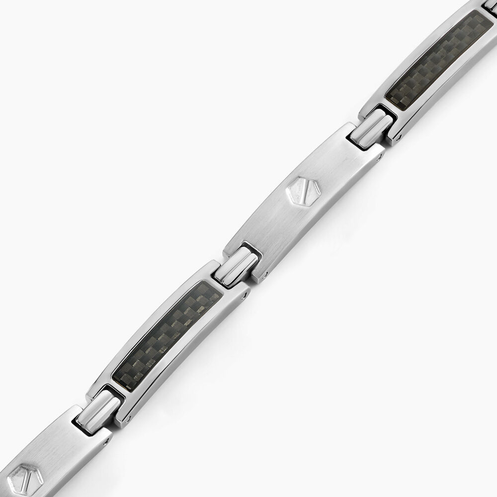 Bracelet Patrick Acier Blanc - Bracelets Homme | Marc Orian