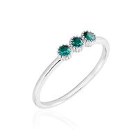 Bague Kasey Argent Blanc Oxyde De Zirconium