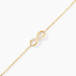 Bracelet Or Jaune Rosius Oxydes De Zirconium - Bracelets cha&icirc;nes Femme | Marc Orian