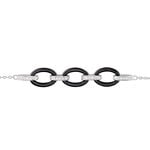 Bracelet Nowell Argent Blanc Oxyde De Zirconium Et C&eacute;ramique - Bracelets fantaisie Femme | Marc Orian