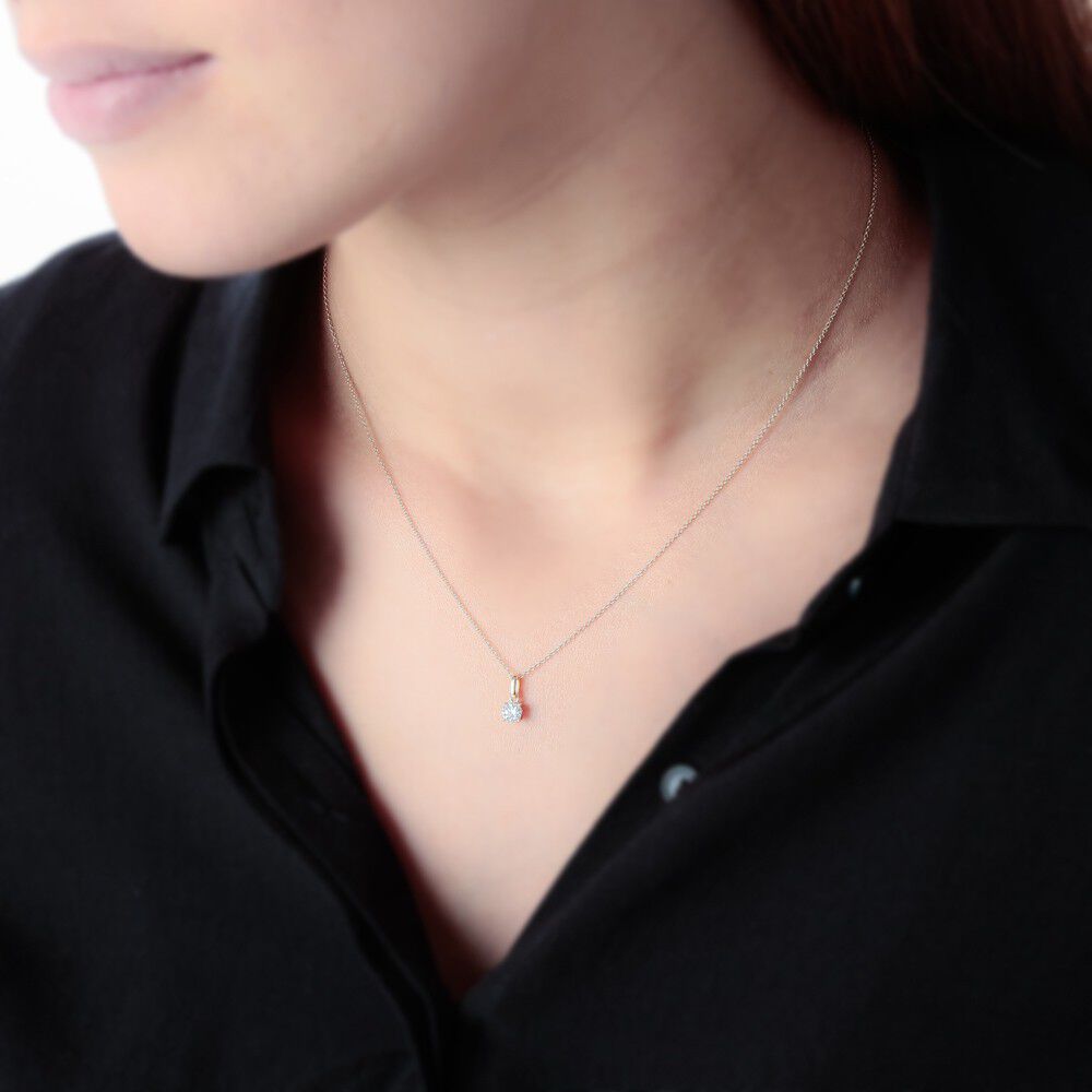Pendentif Victoria Or Jaune Diamant - Pendentifs Femme | Marc Orian