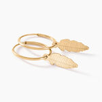 Cr&eacute;oles Belita Or Jaune - Boucles d'oreilles pampille Femme | Marc Orian