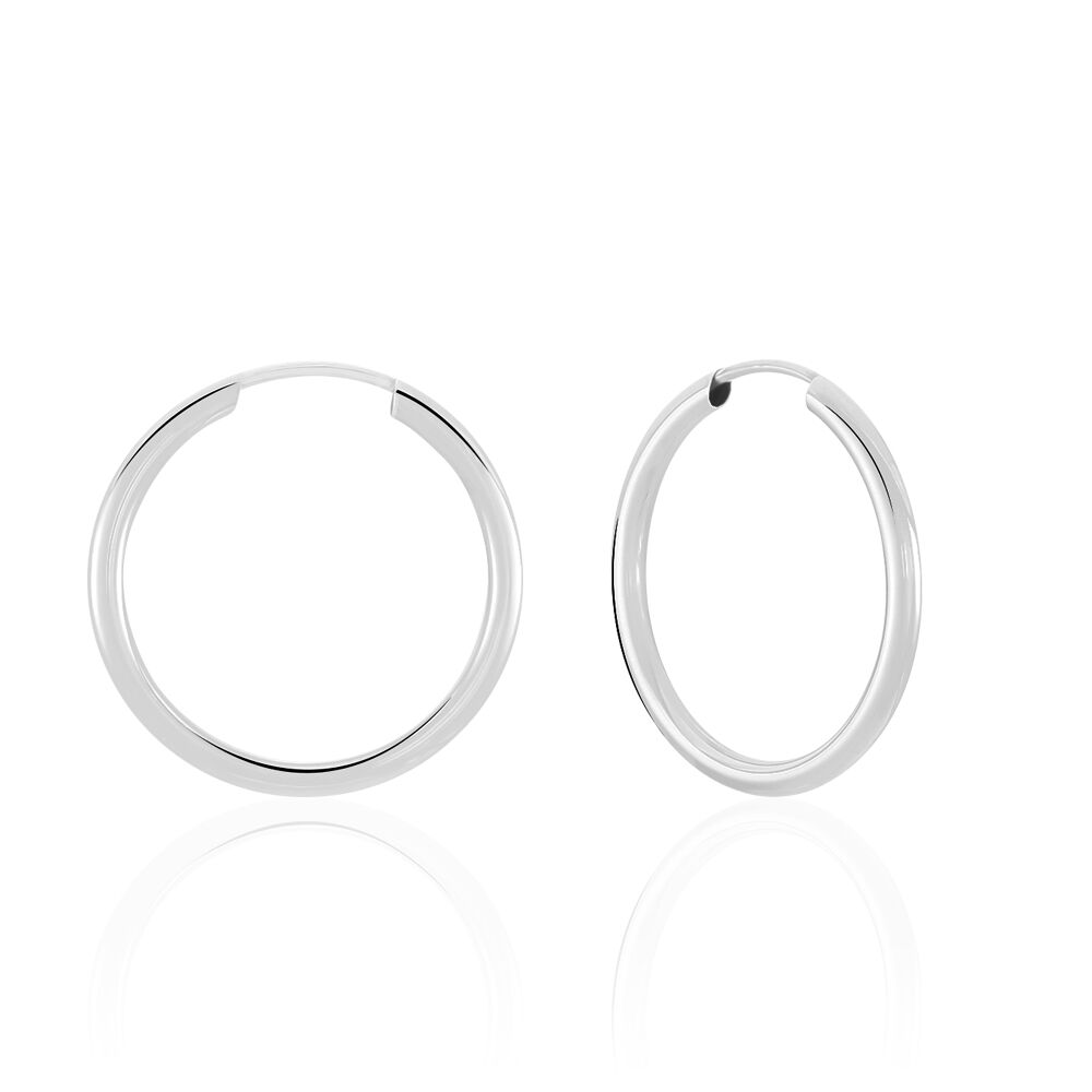 Cr&eacute;oles Valencina Or Blanc - Cr&eacute;oles Femme | Marc Orian