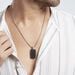 Collier Acier Blanc Sonad Oxydes De Zirconium - Colliers avec pierres Homme | Marc Orian