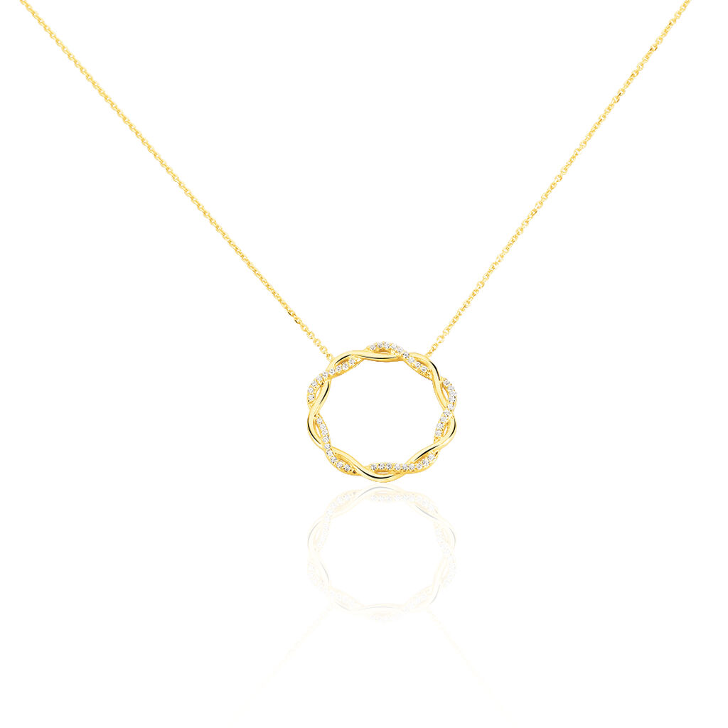 Collier Carolyne Cercle Or Jaune - Colliers Femme | Marc Orian