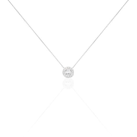 Collier Star Or Blanc Oxyde De Zirconium - Colliers avec pierres Femme | Marc Orian