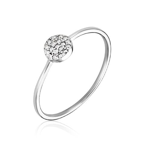 Bague Lorainne Argent Blanc Oxyde De Zirconium - Bijoux fantaisie Femme | Marc Orian
