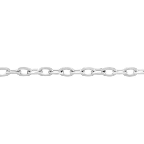 Chaîne Igoa Maille Forçat Diamantee Or Blanc - Chaines Famille | Marc Orian