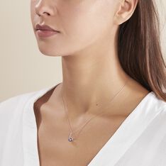 Collier Anais Or Blanc Perle De Culture Et Oxyde De Zirconium - Colliers Femme | Marc Orian