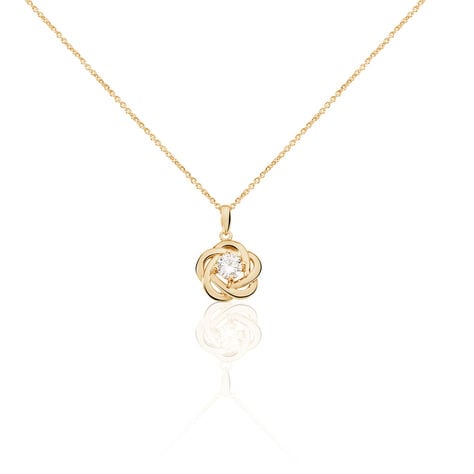 Collier Djanaelle Plaqué Or Jaune Oxyde De Zirconium - Colliers avec pierres Femme | Marc Orian