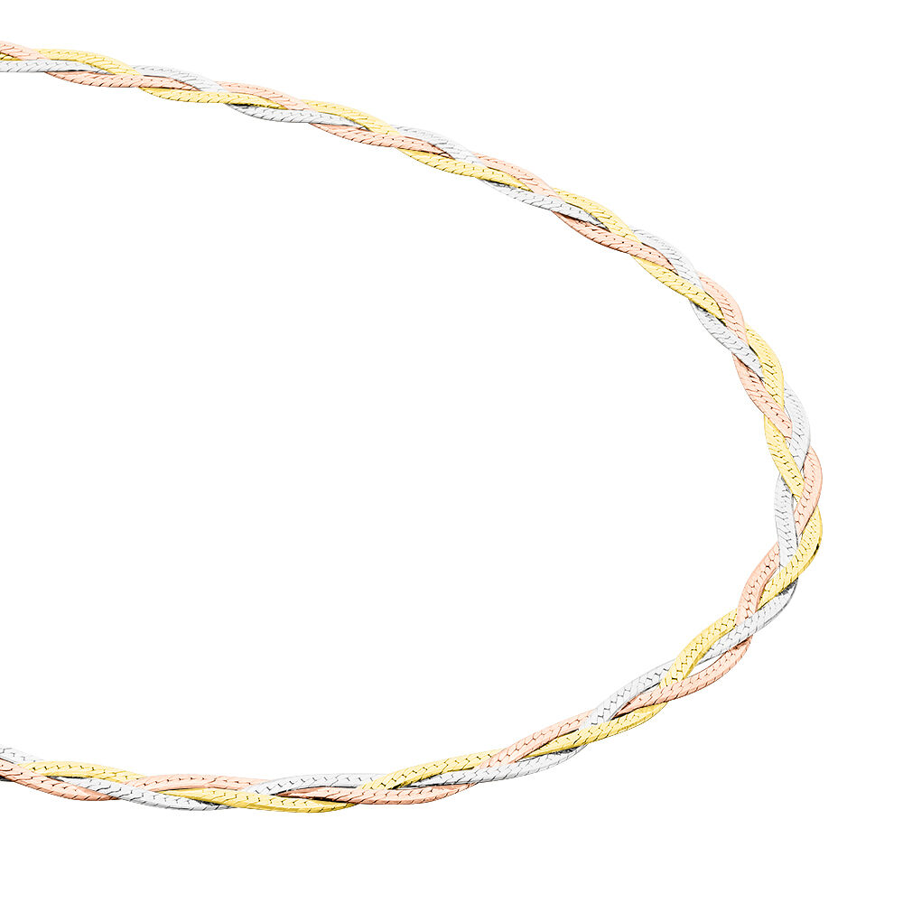 Collier Elae Argent Tricolore - Chaines Femme | Marc Orian