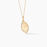 Pendentif Or Jaune Vierge A L'enfant - Bijoux personnalis&eacute;s Unisex | Marc Orian