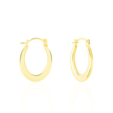 Créoles Telya Or Jaune - Boucles d'oreilles Créoles Femme | Marc Orian