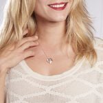 Collier Daviane Argent Blanc Oxyde De Zirconium - Colliers avec pierres Femme | Marc Orian