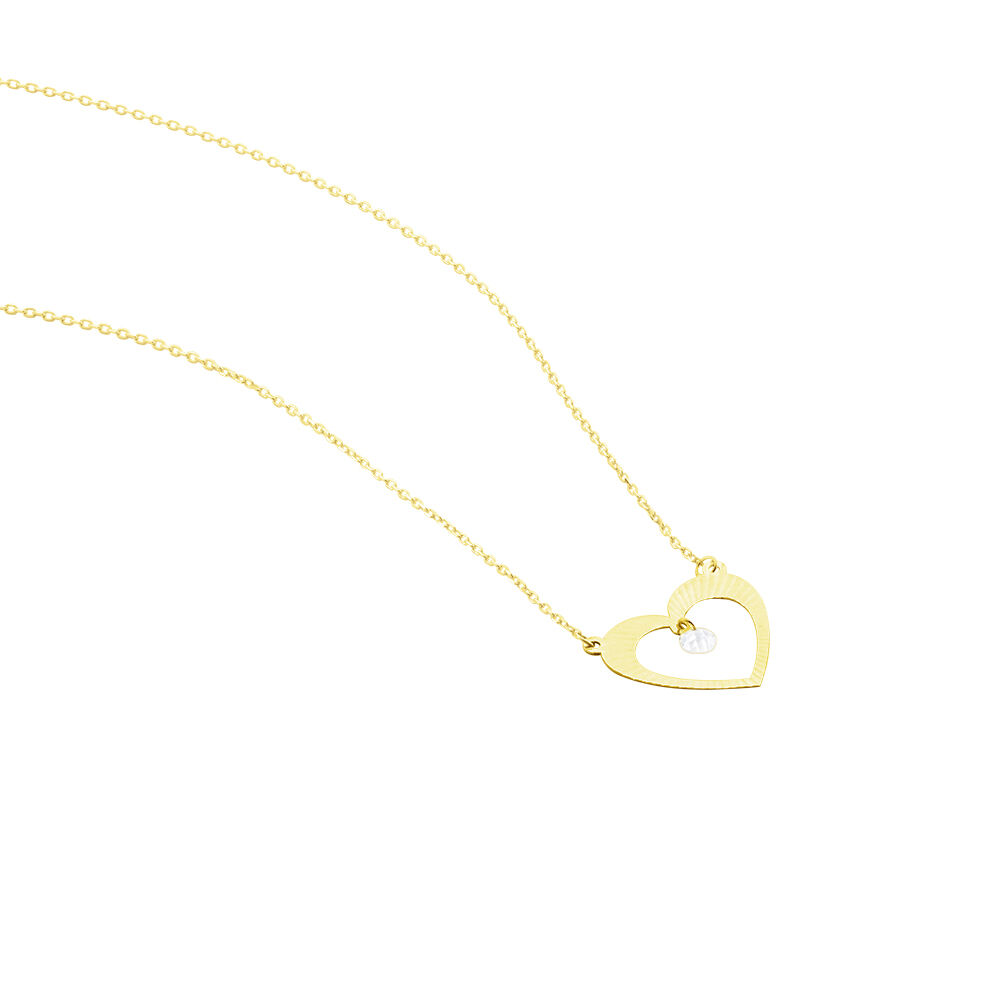 Collier Or Jaune Fyodor Oxyde De Zirconium - Colliers avec pierres Femme | Marc Orian