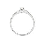 Bague Solitaire Or Blanc Nyala Diamants - Parures de mariage Femme | Marc Orian