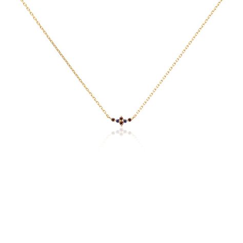 Collier Céphée Plaqué Or Doré Pierres De Synthèses - Colliers avec pierres Femme | Marc Orian