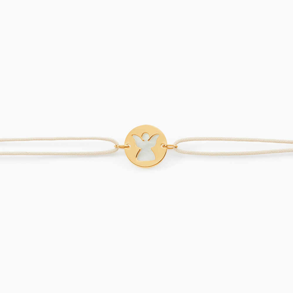 Bracelet Angel Or Jaune Nacre - Bracelets cordons Famille | Marc Orian