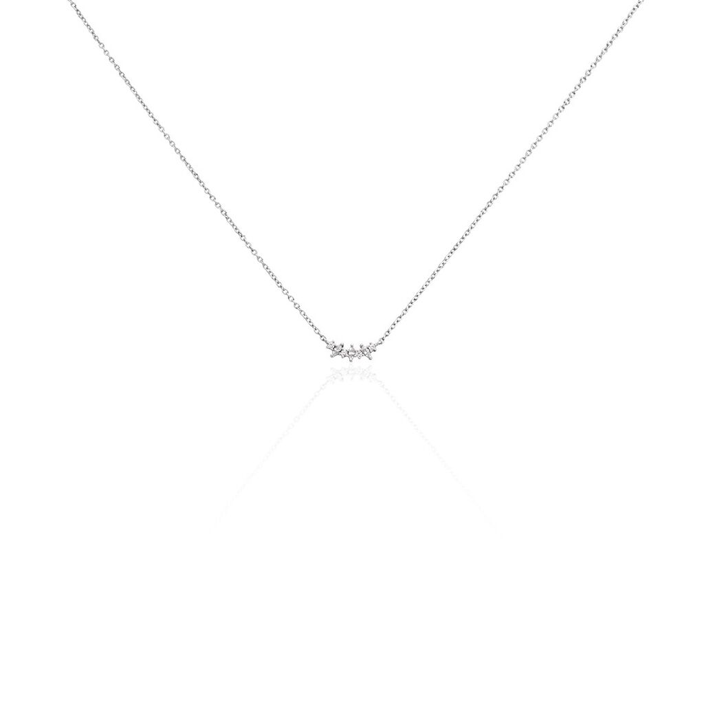 Collier Argent Eden Oxyde De Zirconiums - Colliers avec pierres Femme | Marc Orian